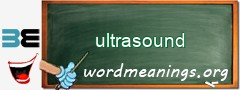 WordMeaning blackboard for ultrasound